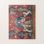 Die Dame und das Einhorn, zu meinem einzigen Wunsc Puzzle (Vertikal)