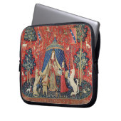 Die Dame und das Einhorn: 'Zu meinem nur desire Laptopschutzhülle (Vorderseite Links)