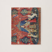 Die Dame und das Einhorn: 'Zu meinem nur desire Puzzle (Vertikal)