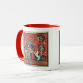 Die Dame und das Einhorn: 'Zu meinem nur desire Tasse (Vorderseite Links)