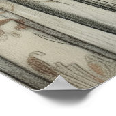 Die Dame und der Rabe Poster (Ecke)