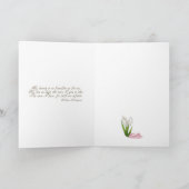 Die Dame und der Ritter - Romantische Malerei! Dankeskarte (Innenseite)