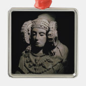 Die Dame von Elche Ornament Aus Metall (Vorne)