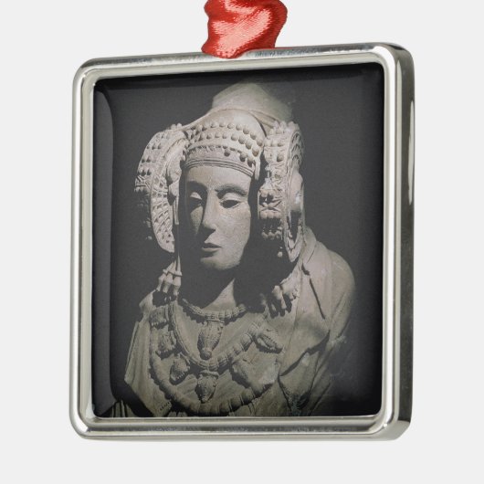 Die Dame von Elche Ornament Aus Metall (Links)