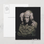 Die Dame von Elche Postkarte (Vorne/Hinten)