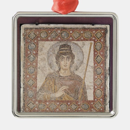 Die Dame von Karthago Silbernes Ornament (Vorne)