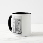 Die Dame von mittlerem Alter im Doppelt-Gebetteten Tasse (Vorderseite Links)