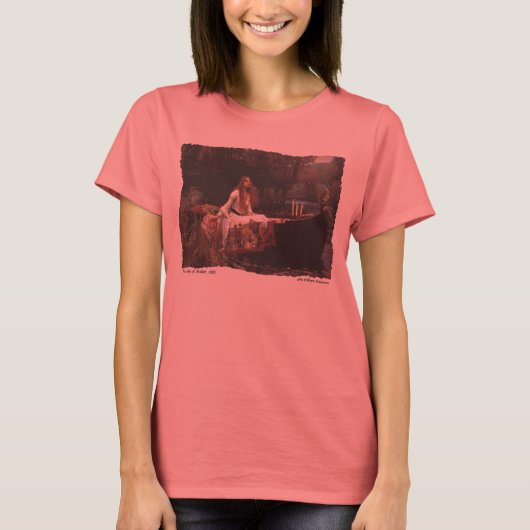 Die Dame von Shallot, 1888 T-Shirt (Vorderseite)
