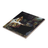 Die Dame von Shallot Fliese (Seite)