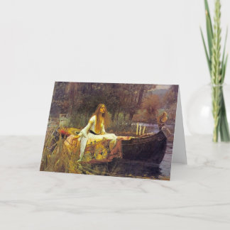 Die Dame von Shallot Karte