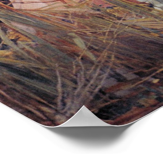 Die Dame von Shallot Poster (Ecke)