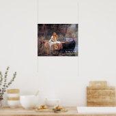 Die Dame von Shallot Poster (Küche)