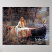 Die Dame von Shallot Poster (Vorne)