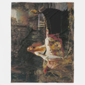 Die Dame von Shalott 1888 John William Waterhouse Fleecedecke (Vorderseite)