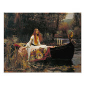 Die Dame von Shalott 1888 John William Waterhouse Fotodruck (Vorne)