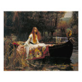 Die Dame von Shalott 1888 John William Waterhouse Fotodruck (Vorne)