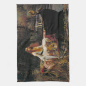 Die Dame von Shalott 1888 John William Waterhouse Geschirrtuch (Vertikal)