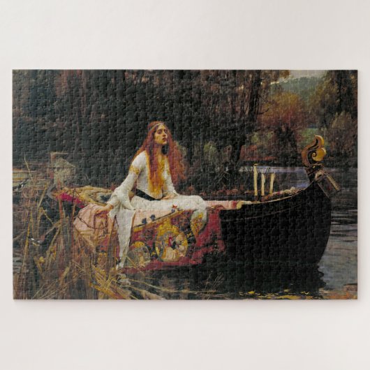 Die Dame von Shalott 1888 John William Waterhouse Puzzle (Horizontal)