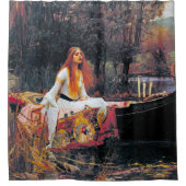 Die Dame von Shalott, John William Waterhouse Duschvorhang (Vorderseite)