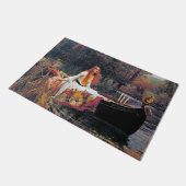 Die Dame von Shalott, John William Waterhouse Fußmatte (Schrägansicht)