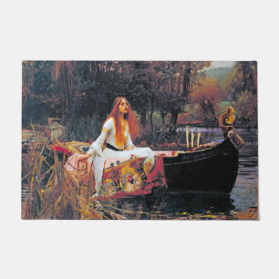 Die Dame von Shalott, John William Waterhouse Fußmatte