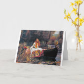 Die Dame von Shalott, John William Waterhouse Karte (Gelbe Blume)