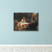 Die Dame von Shalott, John William Waterhouse Leinwanddruck (Insitu (Holzboden))