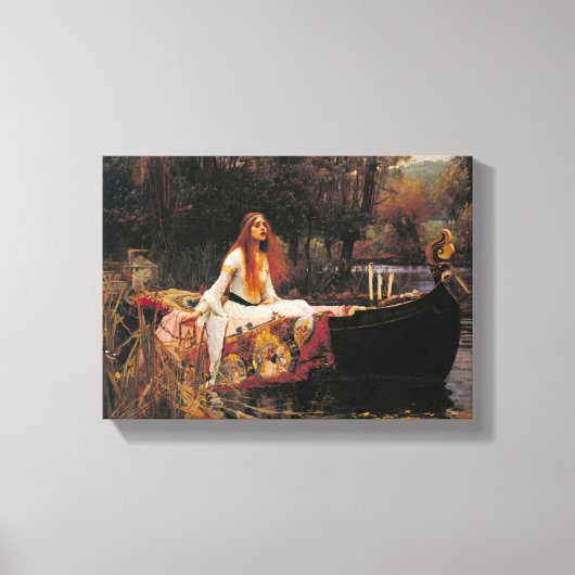Die Dame von Shalott John William Waterhouse Leinwanddruck (Vorderseite)