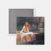 Die Dame von Shalott, John William Waterhouse Magnet (Vorderseite/Rückseite)