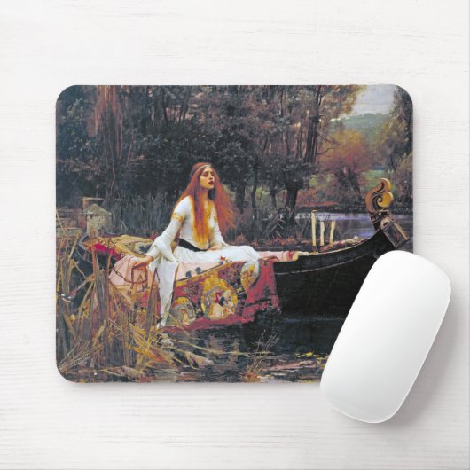 Die Dame von Shalott, John William Waterhouse Mousepad (Mit Mouse)
