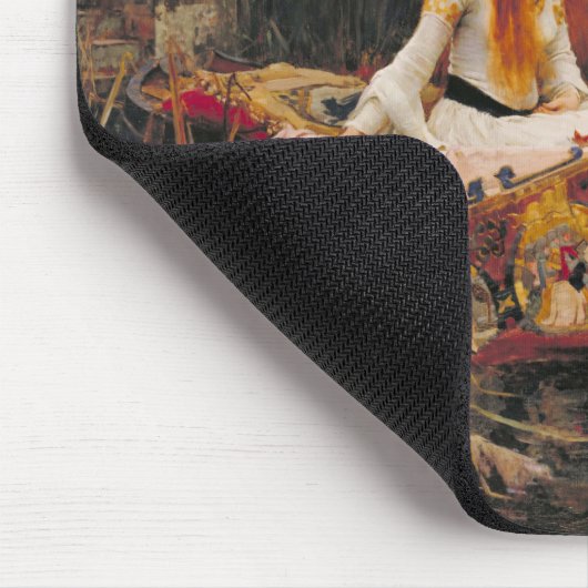 Die Dame von Shalott John William Waterhouse Mousepad (Ecke)