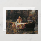 Die Dame von Shalott, John William Waterhouse Postkarte (Vorne/Hinten)