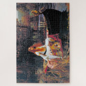 Die Dame von Shalott, John William Waterhouse Puzzle (Vertikal)