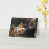 Die Dame von Shalott Karte (Gelbe Blume)