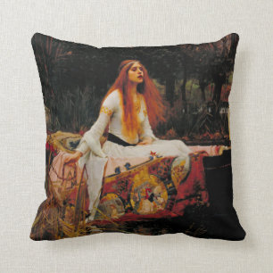 Die Dame von Shalott Kissen