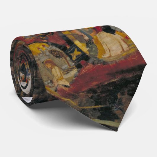 Die Dame von Shalott Krawatte (Gerollt)