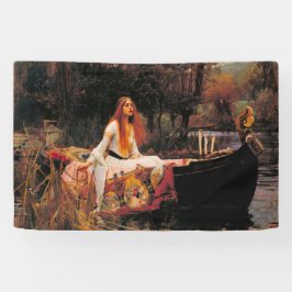 Die Dame von Shalott (mittelalterliche Schönheit) Banner