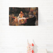 Die Dame von Shalott (mittelalterliche Schönheit) Banner (InSitu)