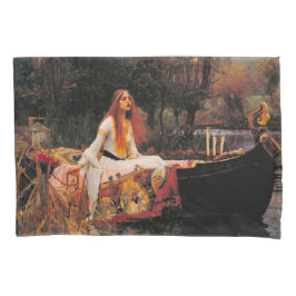 Die Dame von Shalott (mittelalterliche Schönheit) Kissenbezug