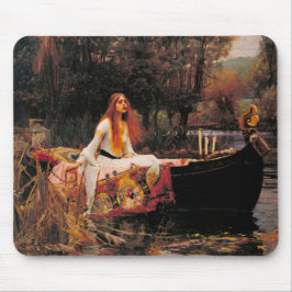 Die Dame von Shalott (mittelalterliche Schönheit) Mousepad