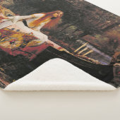 Die Dame von Shalott (mittelalterliche Schönheit) Sherpadecke (3/4)