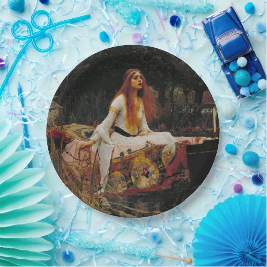 Die Dame von Shalott Pappteller (Party)