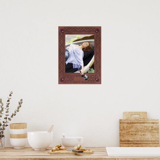 Die Dame von Shalott Poster (Küche)