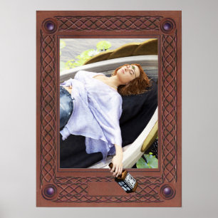 Die Dame von Shalott Poster