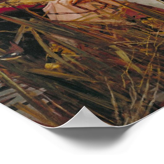 Die Dame von Shalott Poster (Ecke)