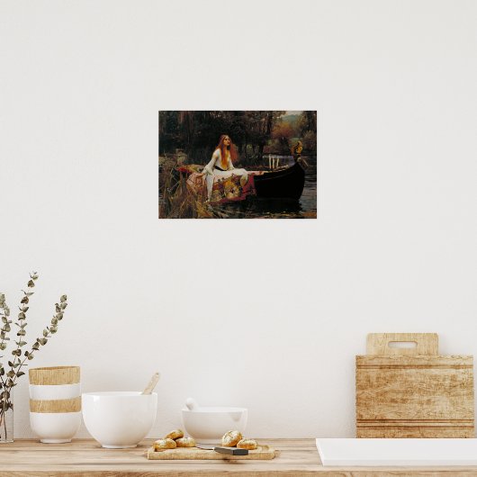Die Dame von Shalott Poster (Küche)