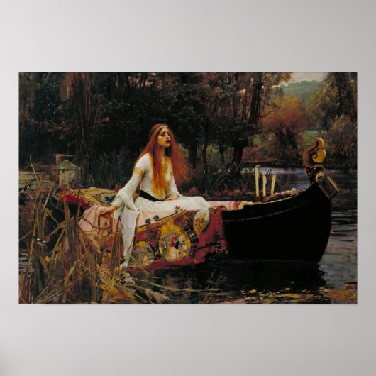 Die Dame von Shalott Poster (Vorne)