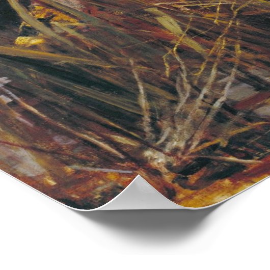 Die Dame von Shalott Poster (Ecke)