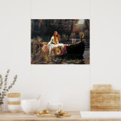Die Dame von Shalott Poster (Küche)