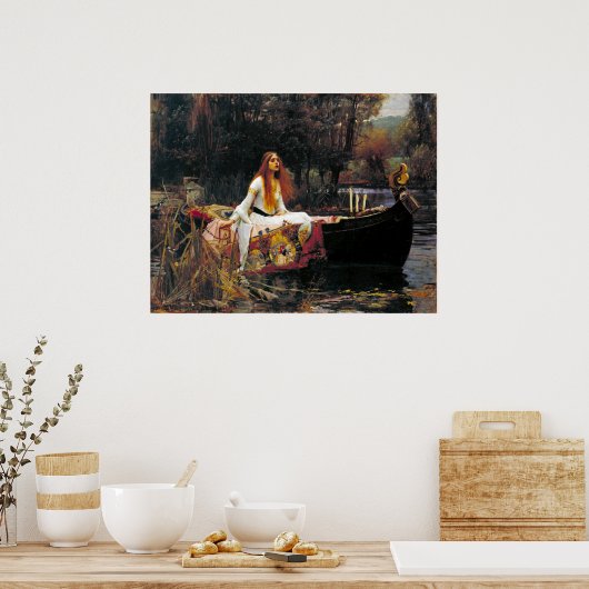 Die Dame von Shalott Poster (Küche)